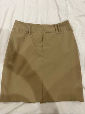 Y2K The Limited Tan A-Line Tailored Skirt